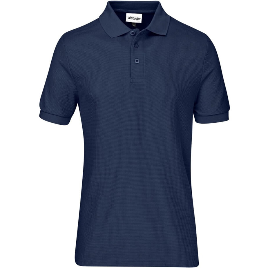 Mens Exhibit Golf Shirt Navy
